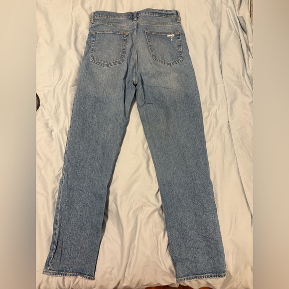 GAP Light Blue Cheeky Straight Women’s High Waisted Jeans | Size 8 / 29 Tall - Picture 2 of 7